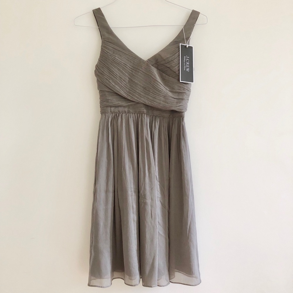 J.Crew Evening/Bridesmaid Dress in Gray, Size 00
